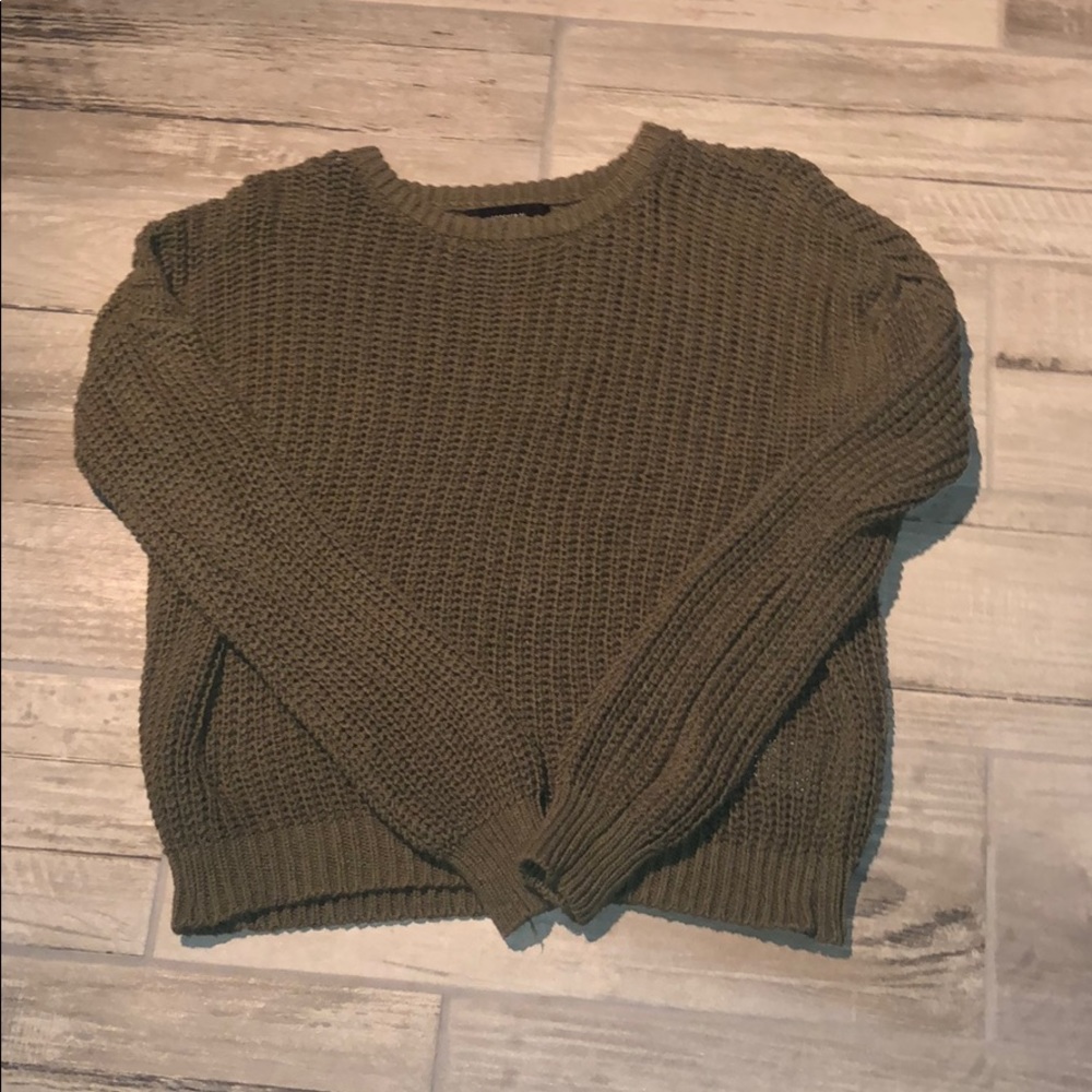 Forever 21 Army Green Sweater